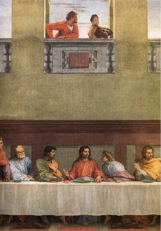 Andrea del Sarto The Last Supper (detail) fg